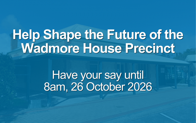 Website thumbnail - Wadmore House Precinct options 2026 - updated close date 26 Oct 2026