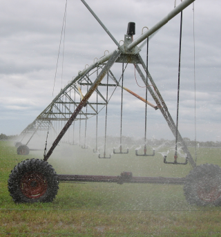 centre pivot with drop tubes