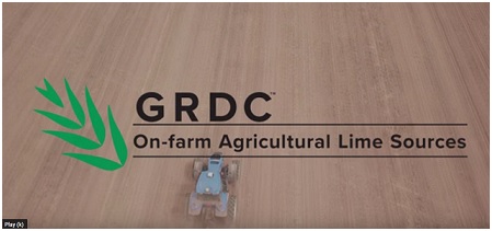 GRDC on farm lime sources