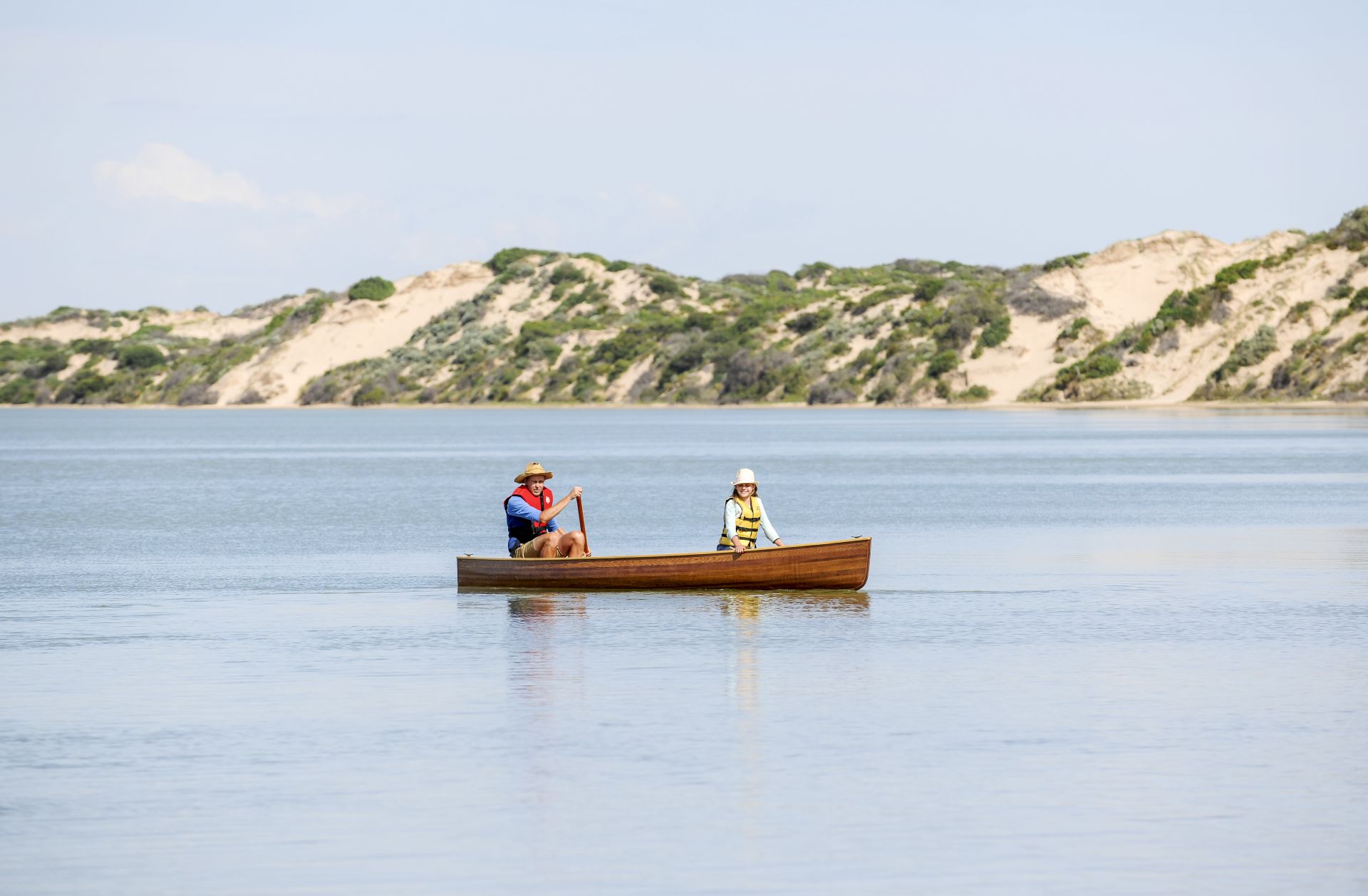 Canoeing (Coorong National Park)