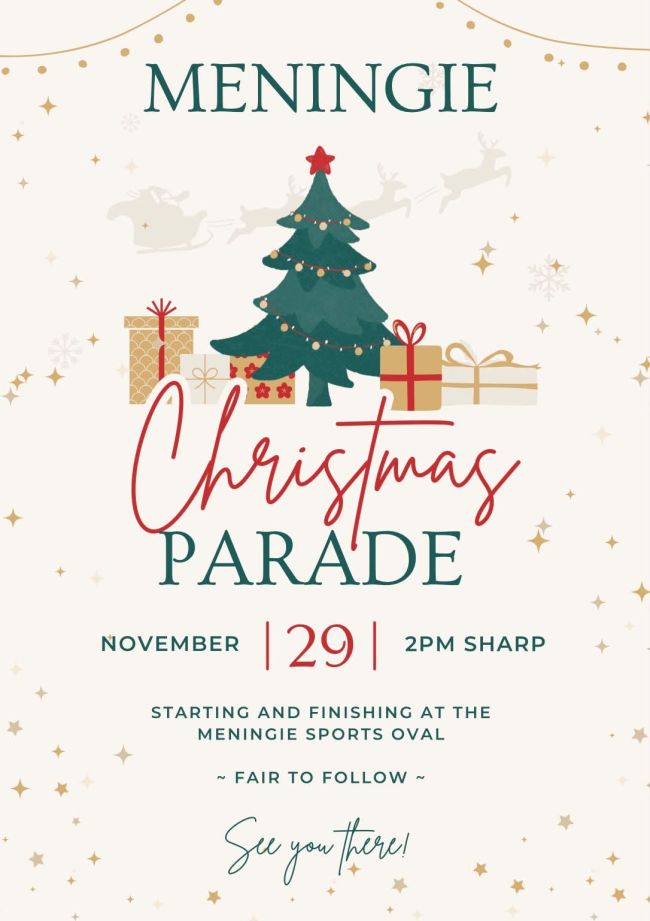 2026 Meningie Christmas Pageant flyer