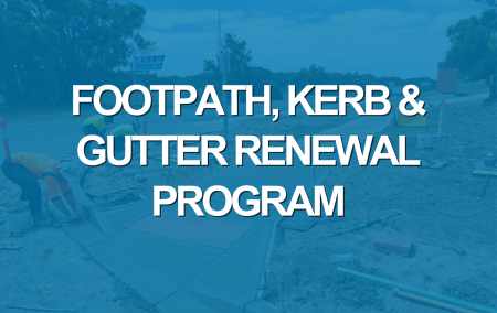 Thumbnail - Footpath kerb and gutter renewal program