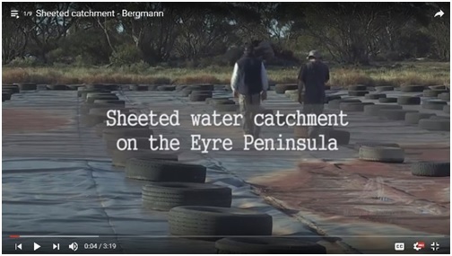 Sheeted water catchments on the Eyre Peninsula