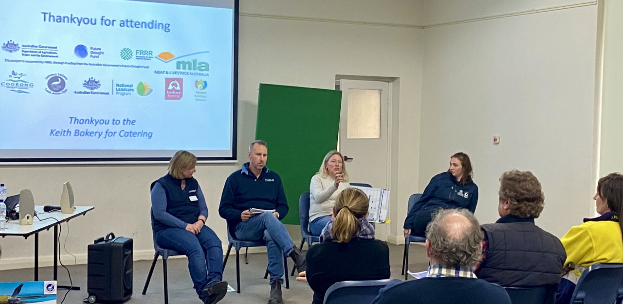 The panel taking questions from the floor at the Keith Workshop