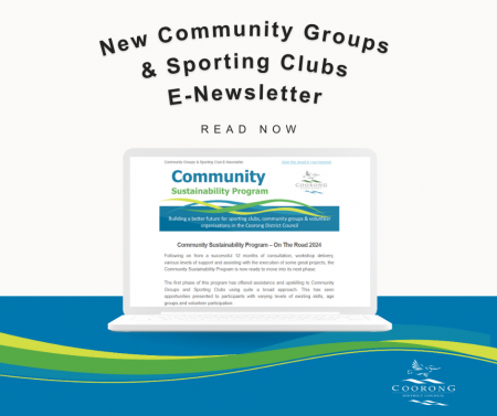 Community Sustainability program - e-newsletter sign up