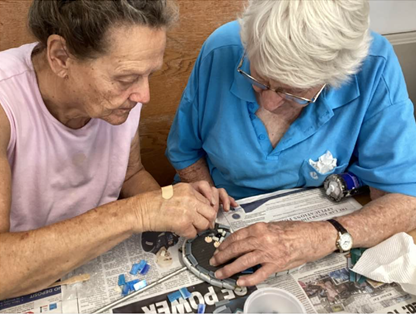 Coonalpyn Mosaics Group Community Grant Completion Photo