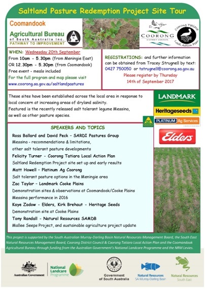 21 Saltland Pasture Redemption Project Site Tour Flyer 2017