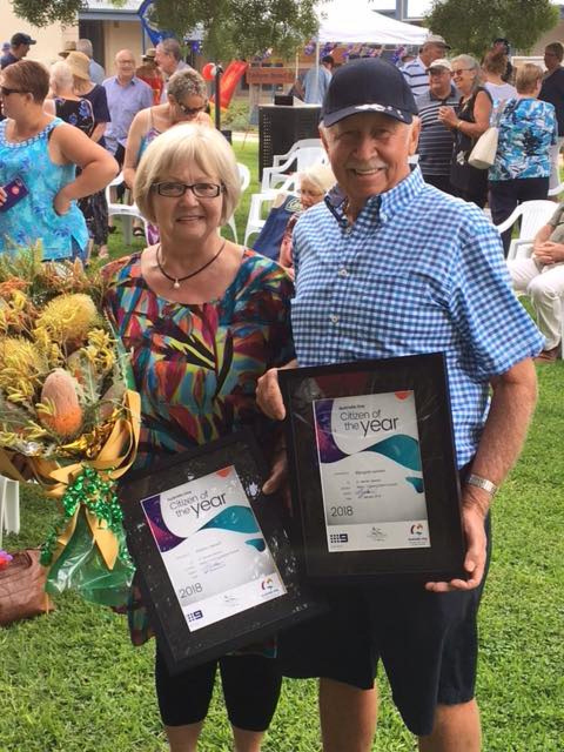 2018 Tailem Bend Citizens of the Year - Margaret & Bill Jaensch