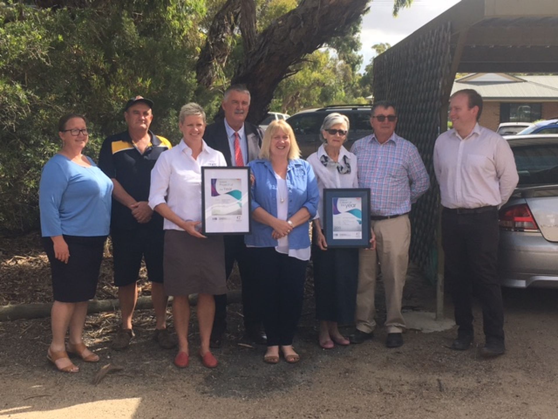 2019 Tintinara Citizens of the Year (Jim and Jacki Cunningham) & Project of the Year (Tintinara Nature Playground - TRADE)