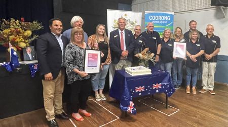 Tailem Bend 2024 - Citizen of the Year Sandy Przibilla and Mayor's Award - Tailem Bend Rotary Club’s 40 years of the Tailem Bend Music Hall