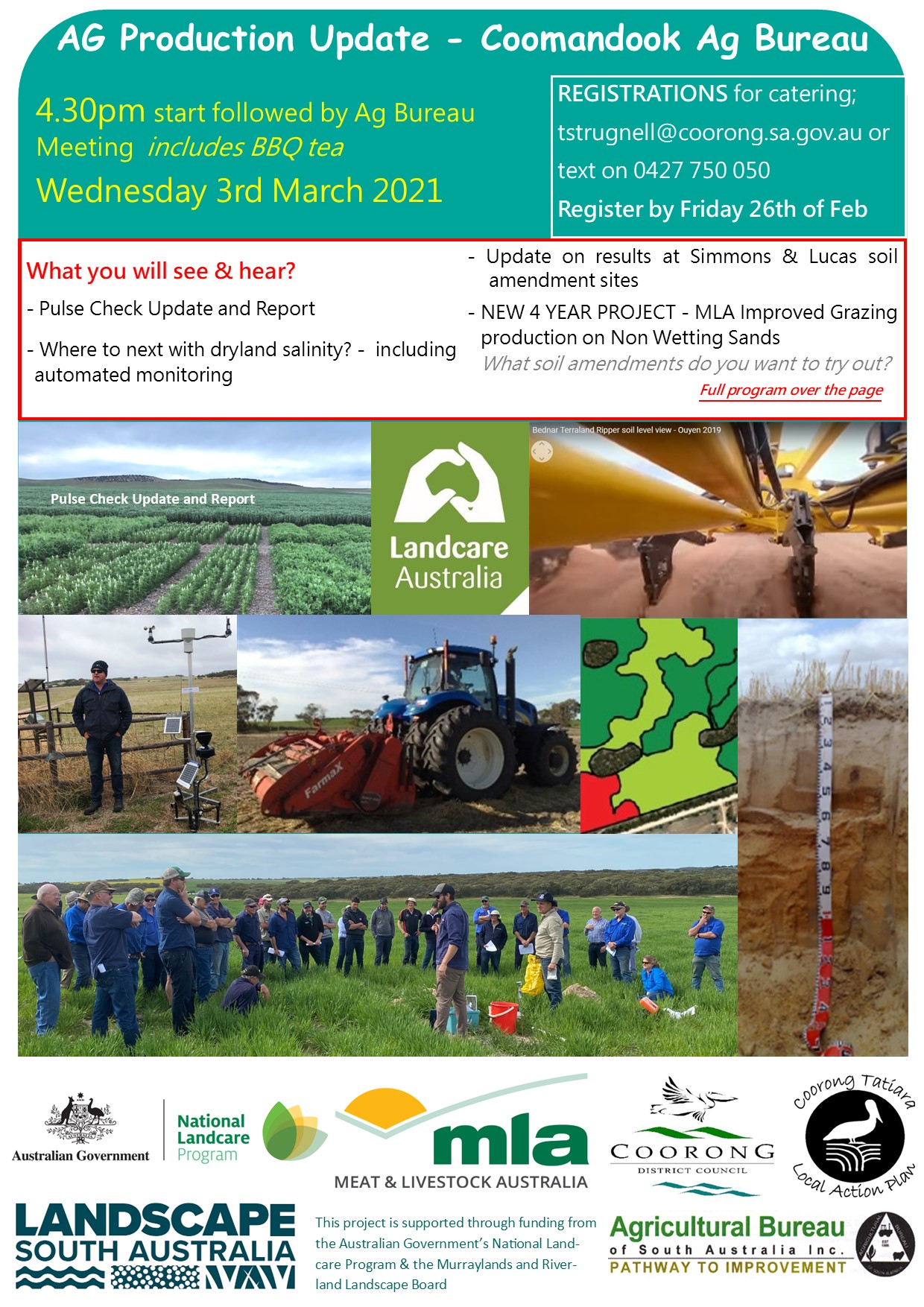 UPDATE Flyer Healthy Soils Farm Walk Thursday 4th March 2021 UPDATE Flyer Healthy Soils Farm Walk Thursday 4th March 2021