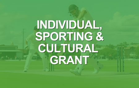 Website thumbnail - Individual, Sporting & Cultural  Grant