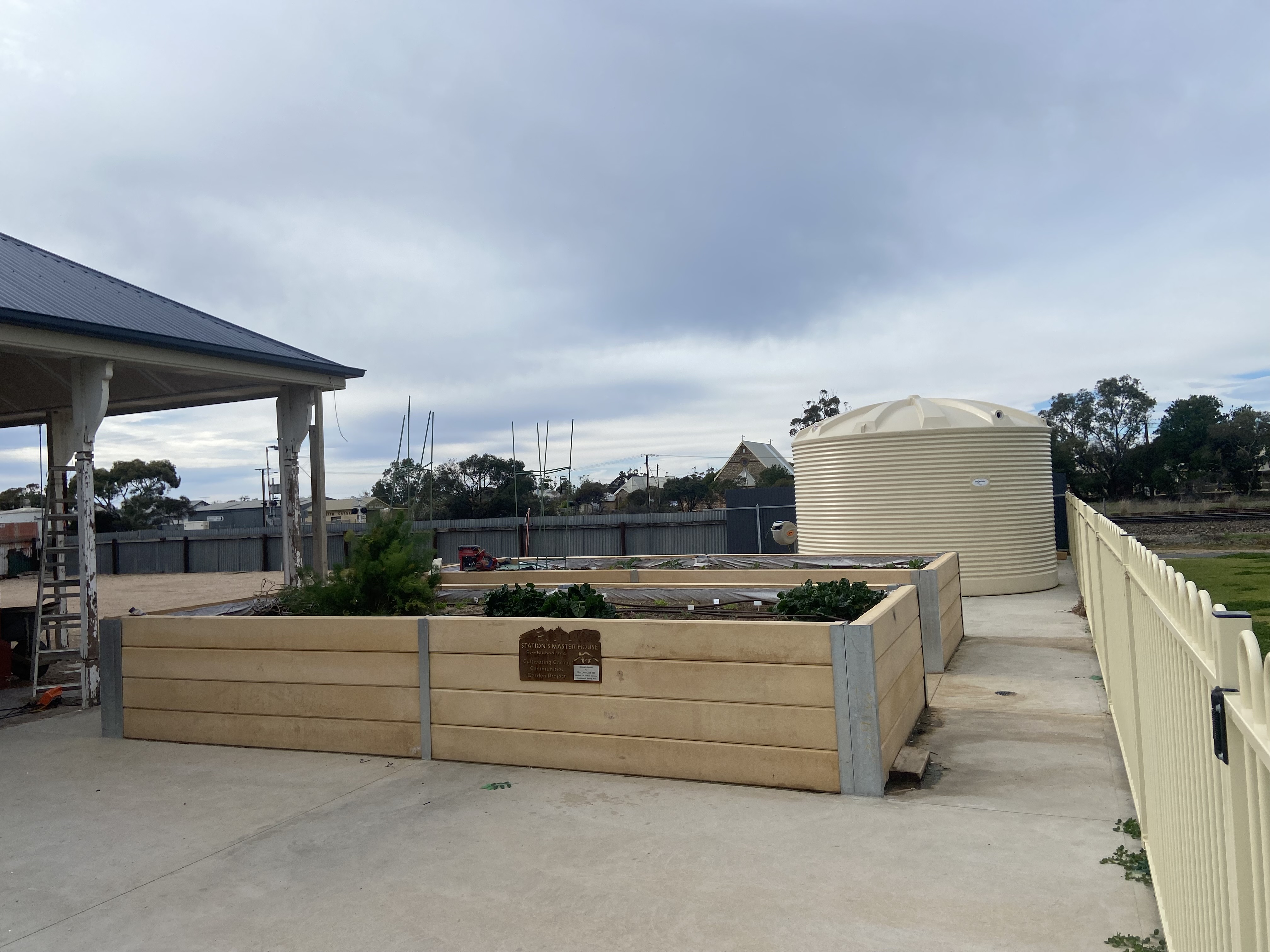 Tailem Bend Community Centre - recipient of 2024-25 Community Grants Program for garden beds at Station Masters House
