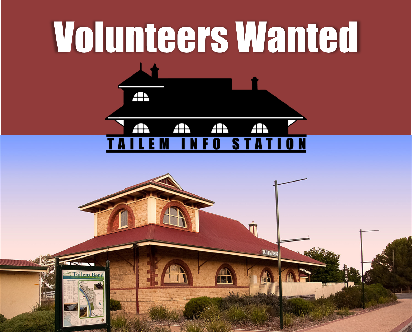 Tailem Info Station Volunteers wanted image