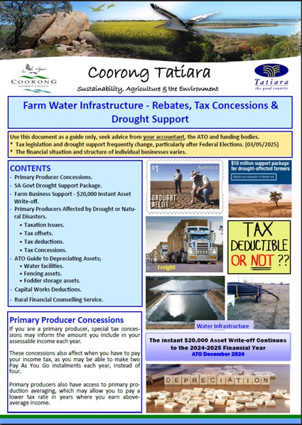 Farm Water Infrastructure support image Farm Water Infrastructure support image